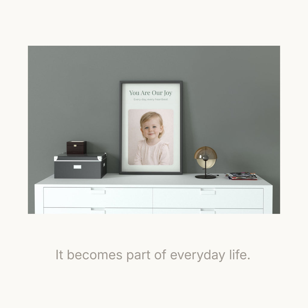 Custom Baby Wall Art Printable | Personalized Baby Photo Frame | Minimal Nursery Decor | Newborn & Baby Gift