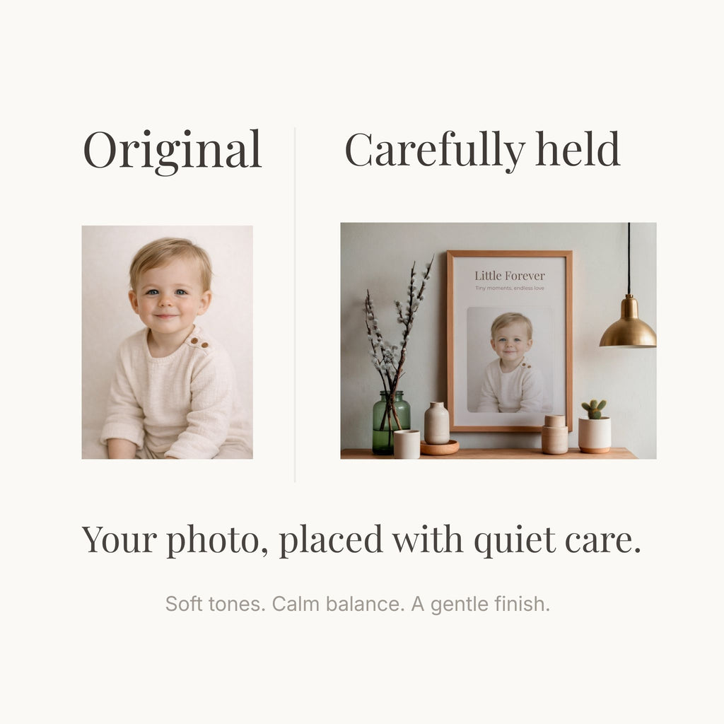 Custom Baby Wall Art Printable | Personalized Baby Photo Frame | Minimal Nursery Decor | Newborn & Kids Gift