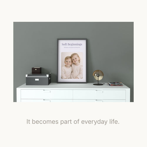 Custom Baby Wall Art Printable | Personalized Baby Photo Frame | Minimal Nursery Decor | Timeless Keepsake