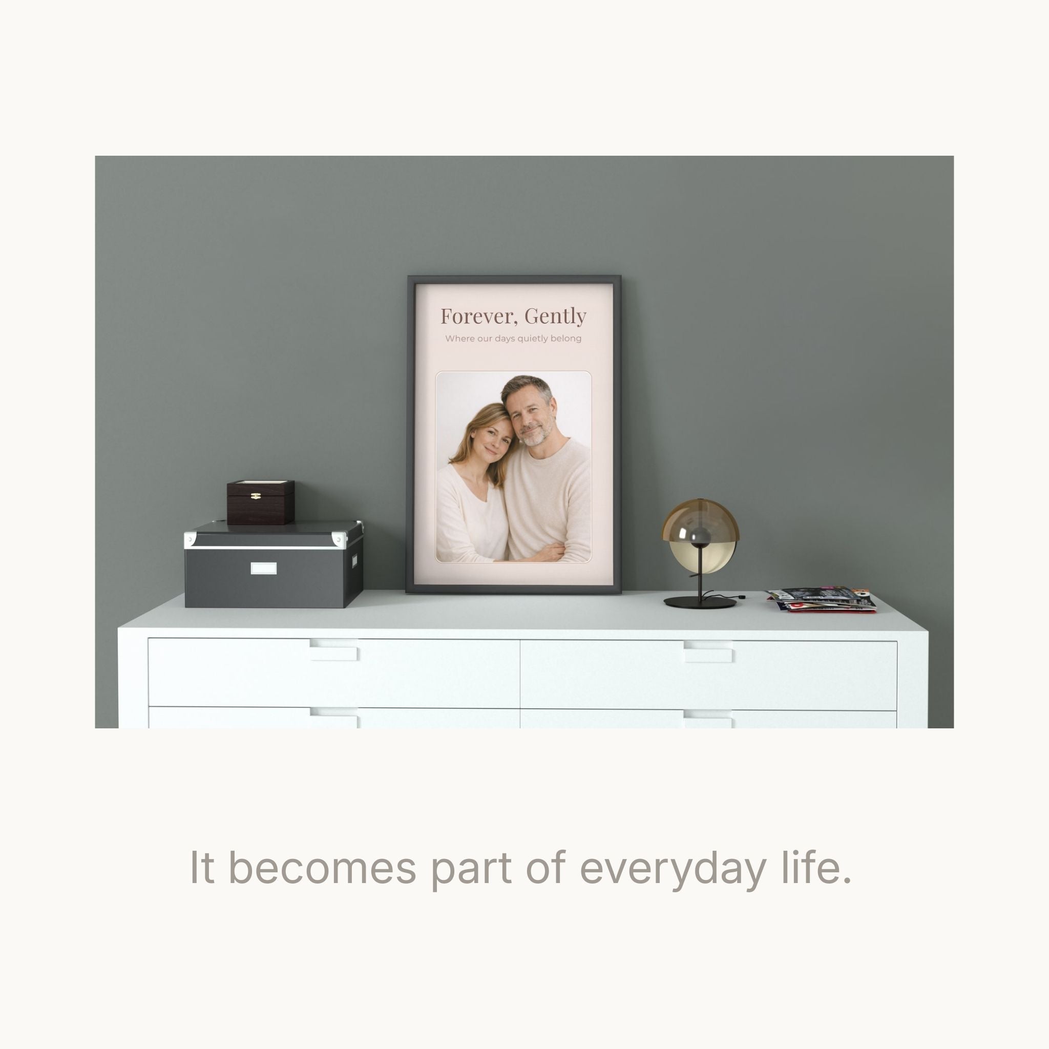 Custom Couple Wall Art Printable | Personalized Couple Photo Frame | Minimal Love Decor | Anniversary & Wedding Gift