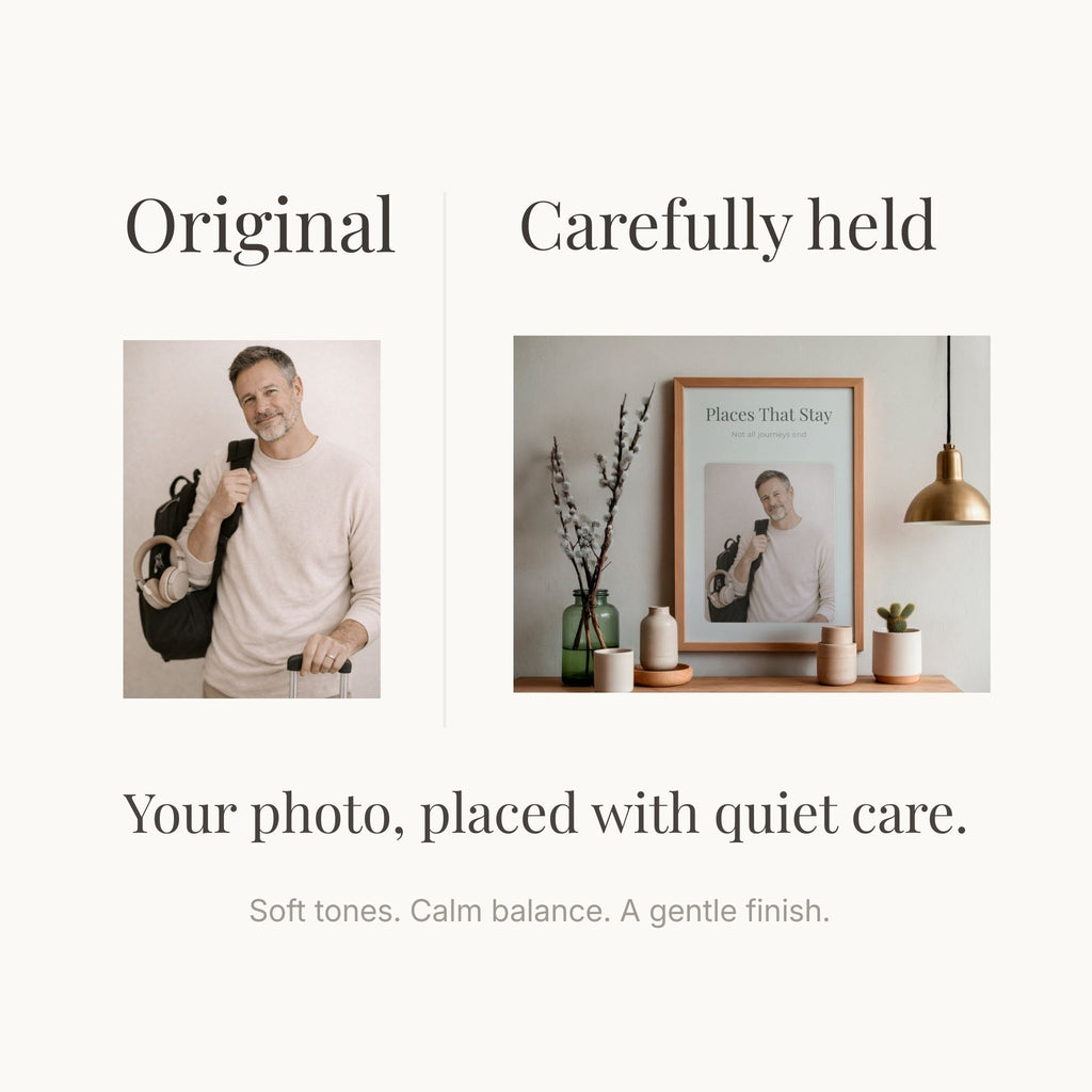 Custom Travel Wall Art Printable | Personalized Travel Photo Frame | Minimal Travel Decor | Memory Keepsake