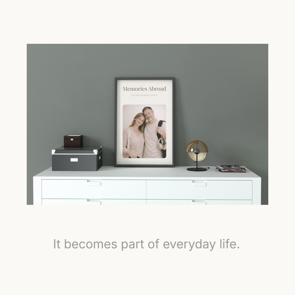 Custom Travel Wall Art Printable | Personalized Travel Photo Frame | Minimal Travel Decor | Timeless Memory