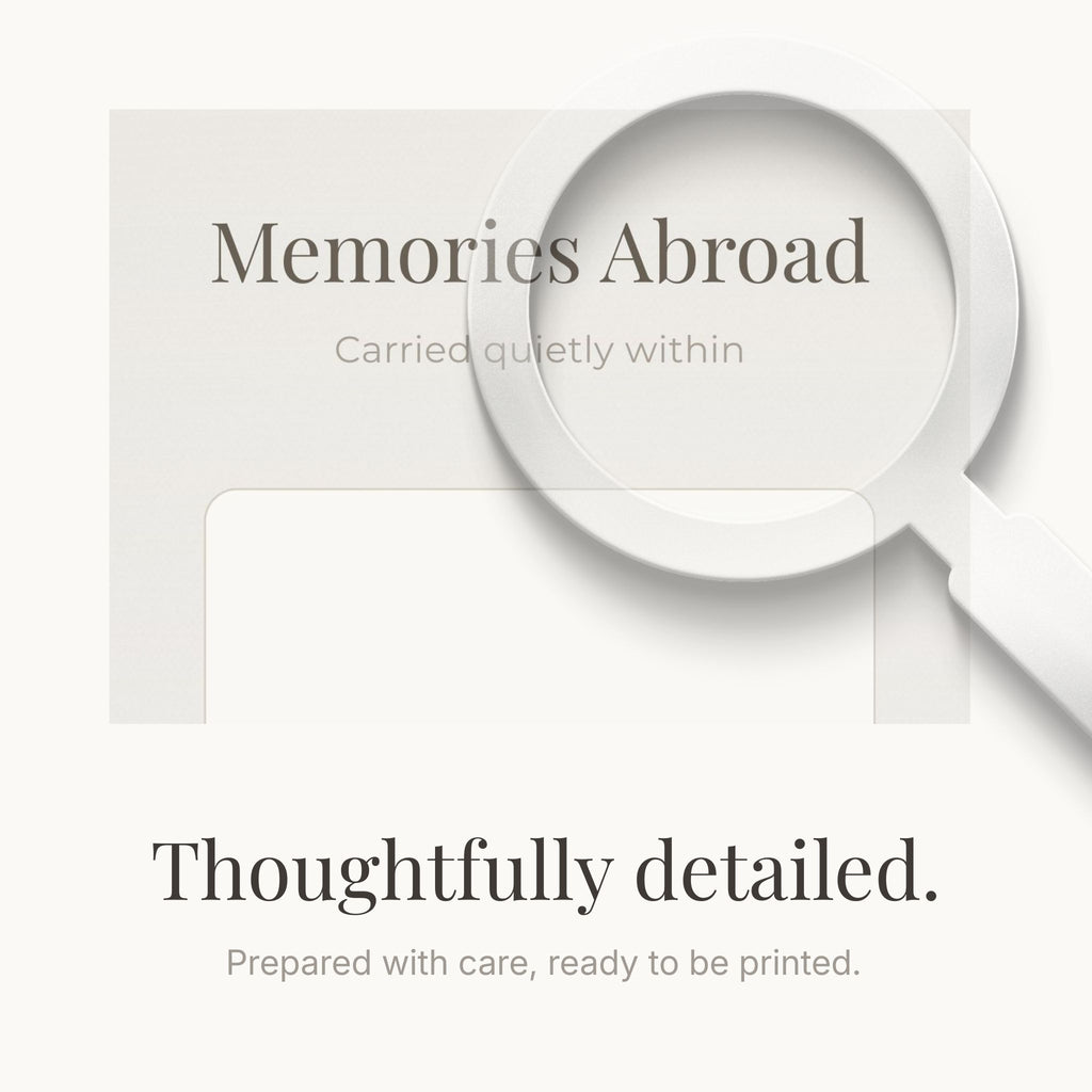 Custom Travel Wall Art Printable | Personalized Travel Photo Frame | Minimal Travel Decor | Timeless Memory