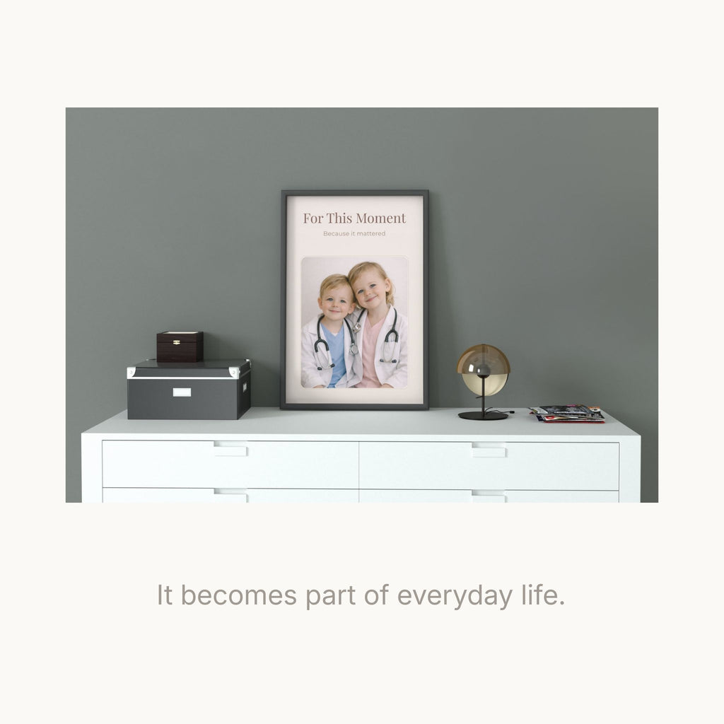 Gift & Celebration Wall Art Printable | Personalized Photo Frame | Minimal Home Decor | Timeless Gift