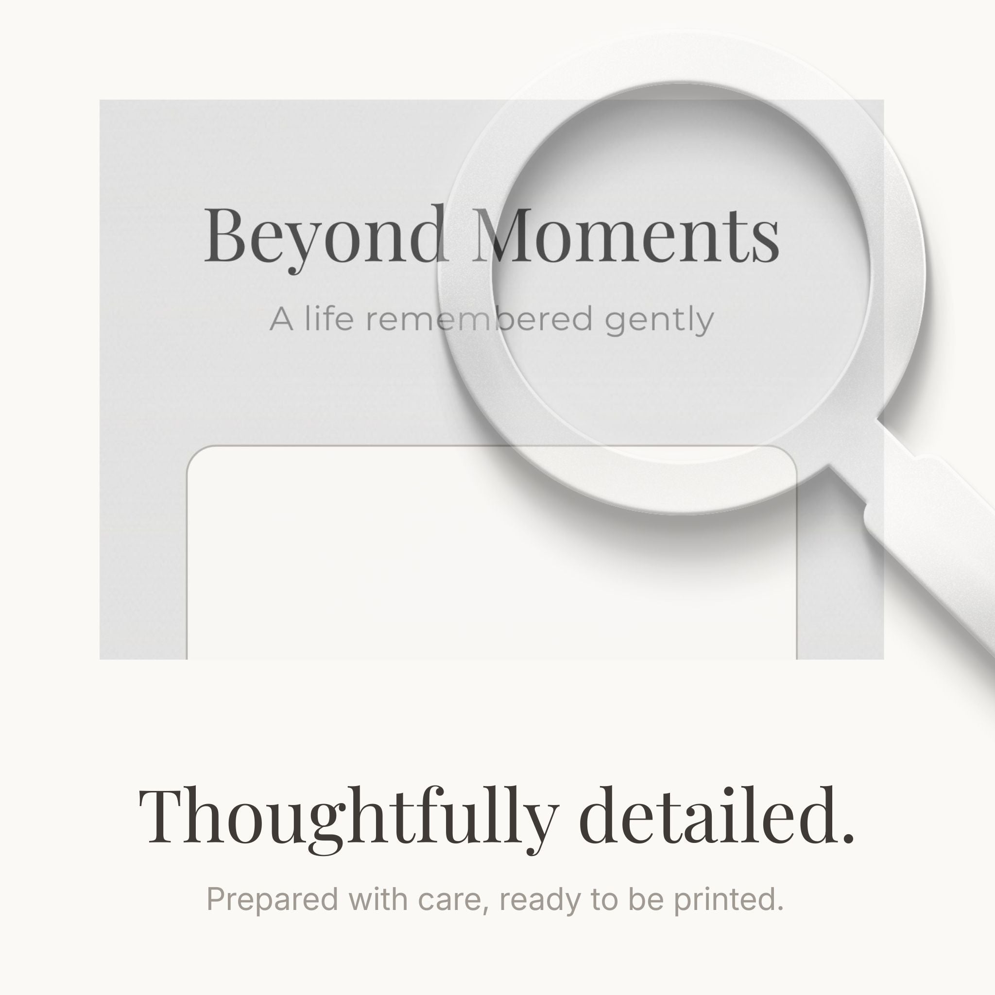 Memory & Legacy Wall Art Printable | Personalized Photo Frame | Minimal Remembrance Decor | Quiet Presence