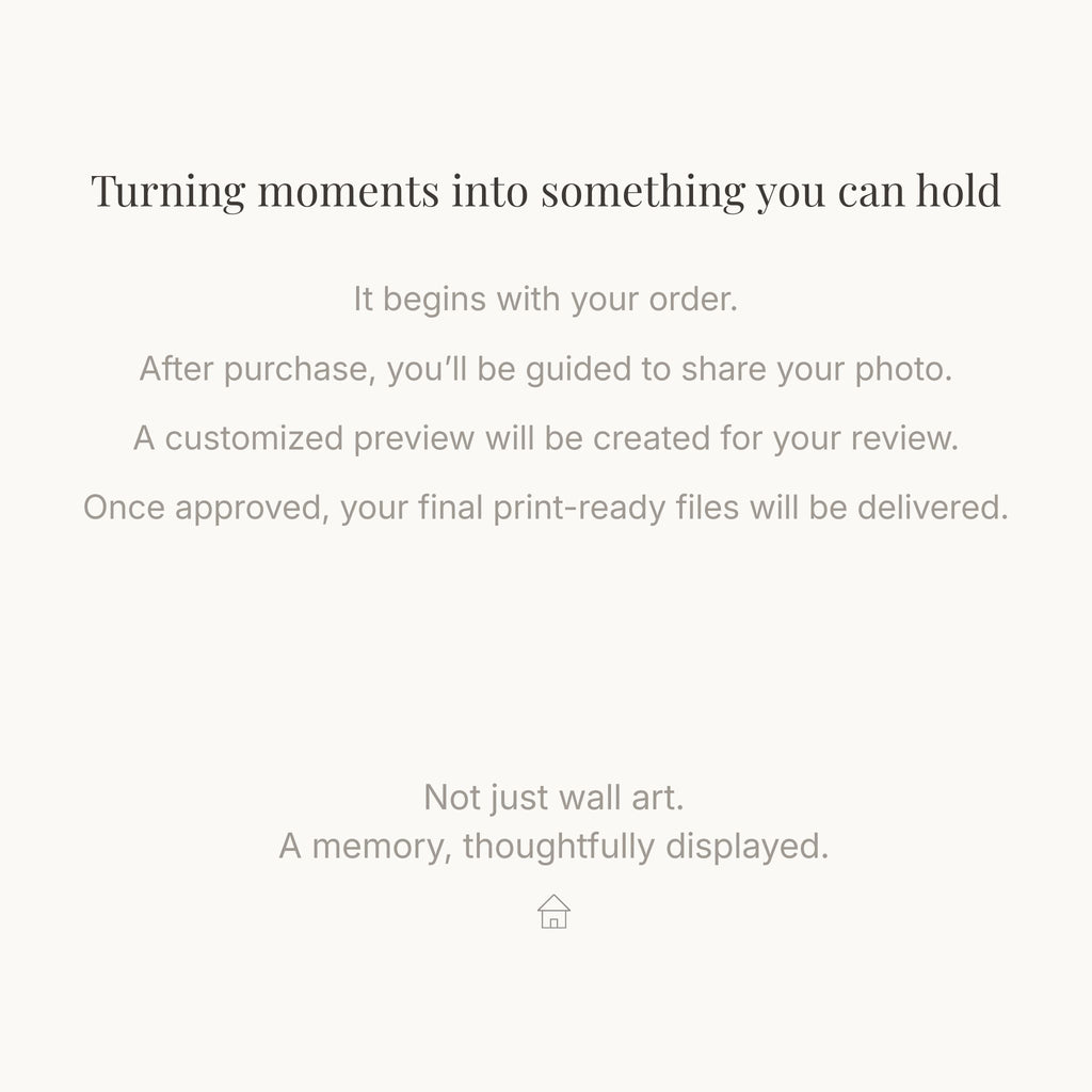 Memory & Legacy Wall Art Printable | Personalized Photo Frame | Minimal Remembrance Decor | Quiet Presence
