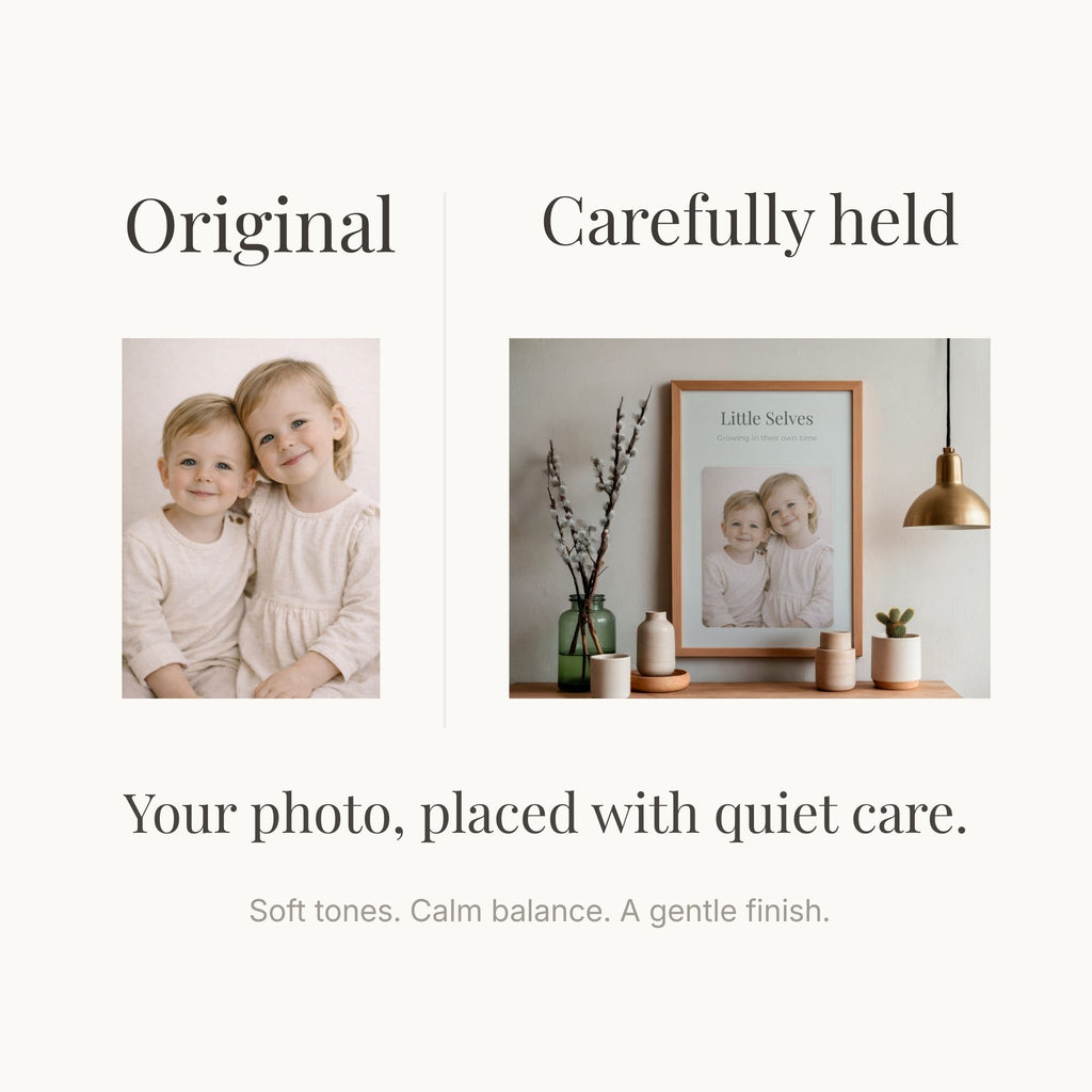 Personal Identity Wall Art Printable | Personalized Portrait Frame | Minimal Home Decor | Meaningful Gift