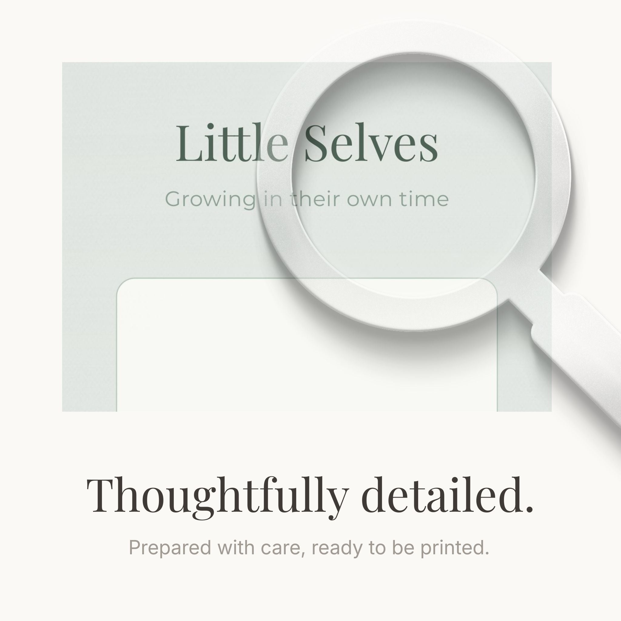 Personal Identity Wall Art Printable | Personalized Portrait Frame | Minimal Home Decor | Meaningful Gift