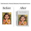 Personalized Baby Photo & Name Notebook – A5 Lined | 100 GSM | 120 Pages