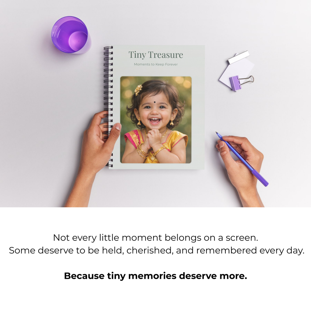 Personalized Baby Photo & Name Notebook – A5 Lined | 100 GSM | 120 Pages