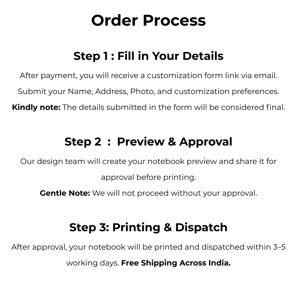 Personalized Couple Photo & Name Notebook – A5 Lined | 100 GSM | 120 Pages