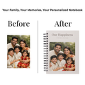 Personalized Family Photo & Name Notebook – A5 Lined | 100 GSM | 120 Pages