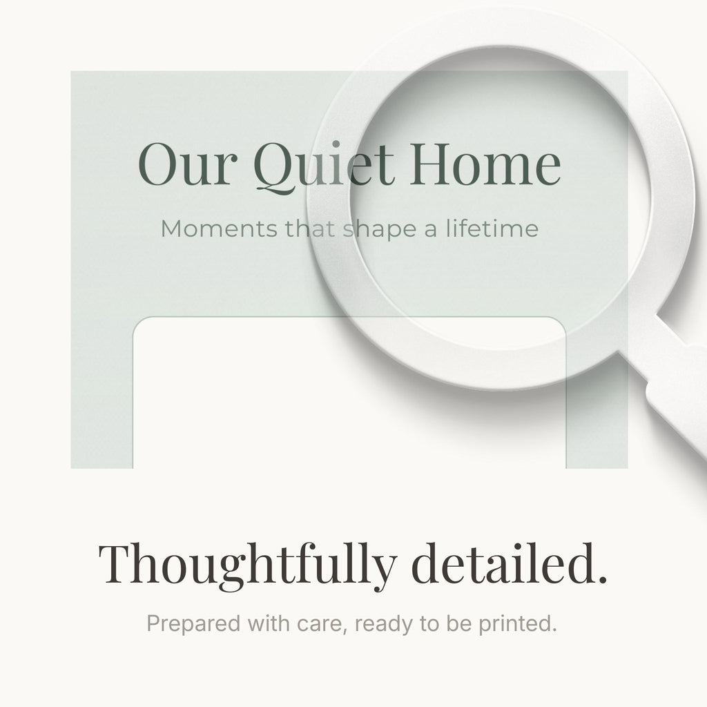 Personalized Family Wall Art Printable | Custom Family Photo Frame | Minimal Home Decor Gift