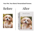 Personalized Pet Photo & Name Notebook – A5 Lined | 100 GSM | 120 Pages