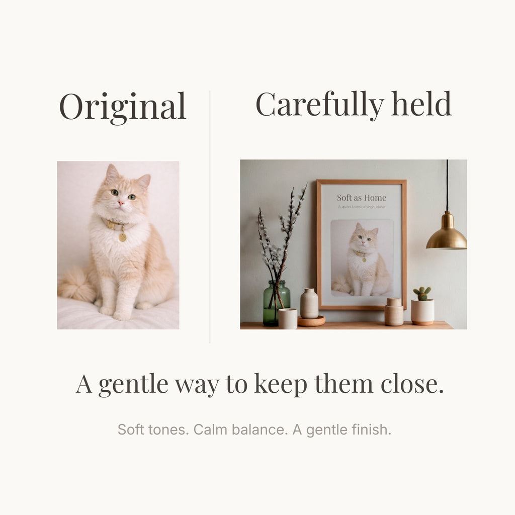 Pet Lover Wall Art Printable | Personalized Pet Photo Frame | Minimal Home Decor | Thoughtful Gift