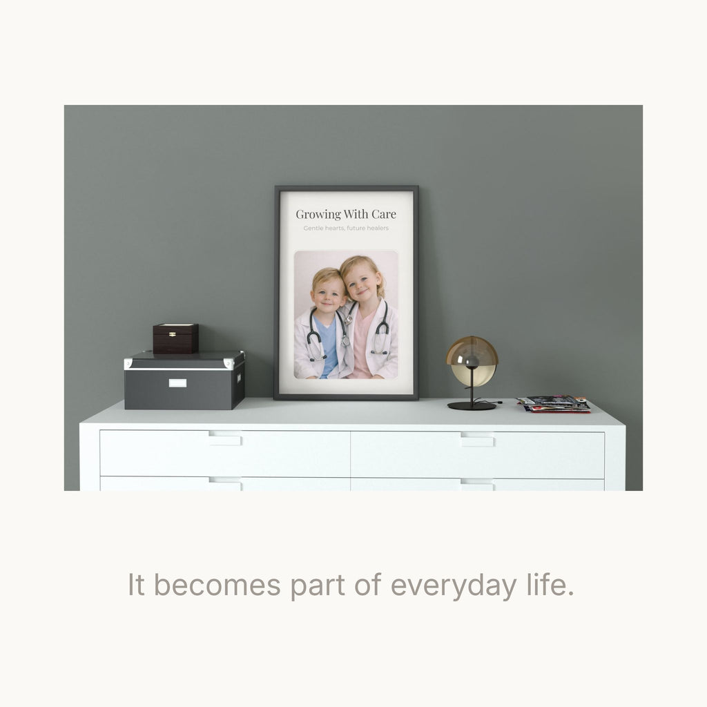 Professional Identity Wall Art Printable | Personalized Portrait Frame | Minimal Office Decor | Career Gift