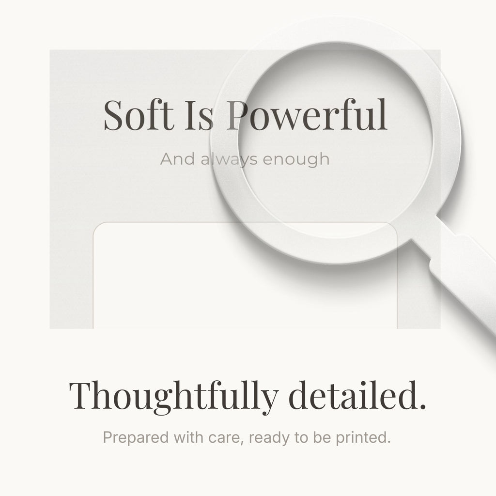 Women Self-Care Wall Art Printable | Personalized Portrait Frame | Minimal Home Decor | Quiet Reflection