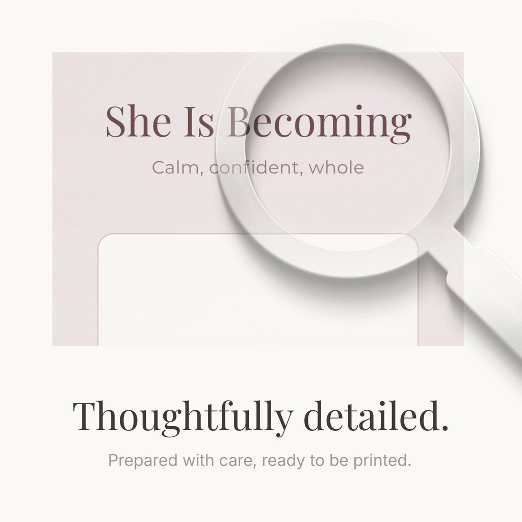 Women Self-Care Wall Art Printable | Personalized Portrait Frame | Minimal Home Decor | Thoughtful Gift