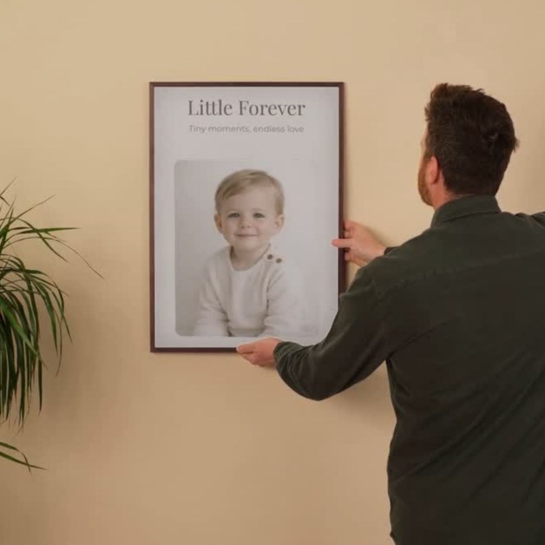 Video Preview Of Custom Baby Wall Art Printable