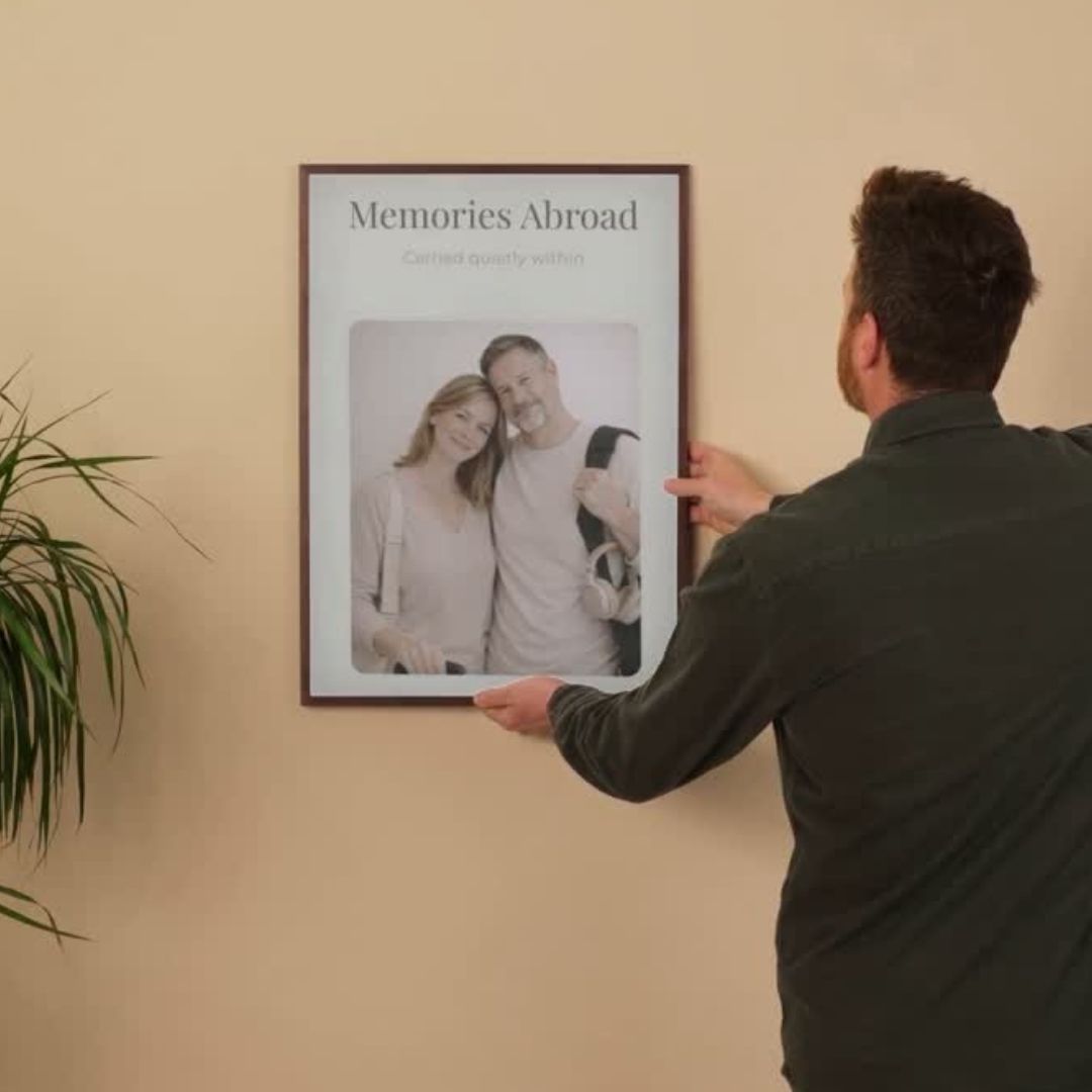 Video Preview Of Custom Travel Wall Art Printable