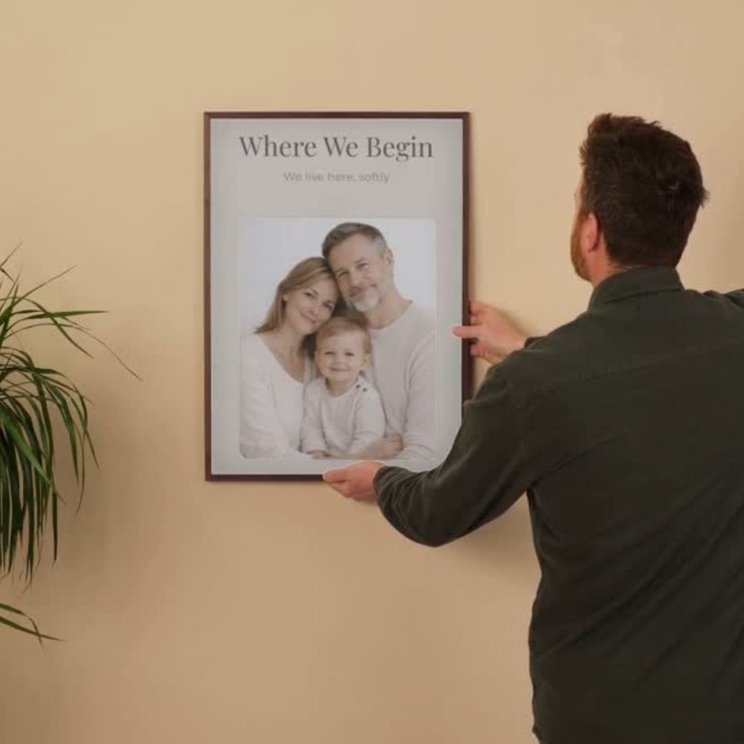 Video Preview Of Personalized Family Wall Art Printable